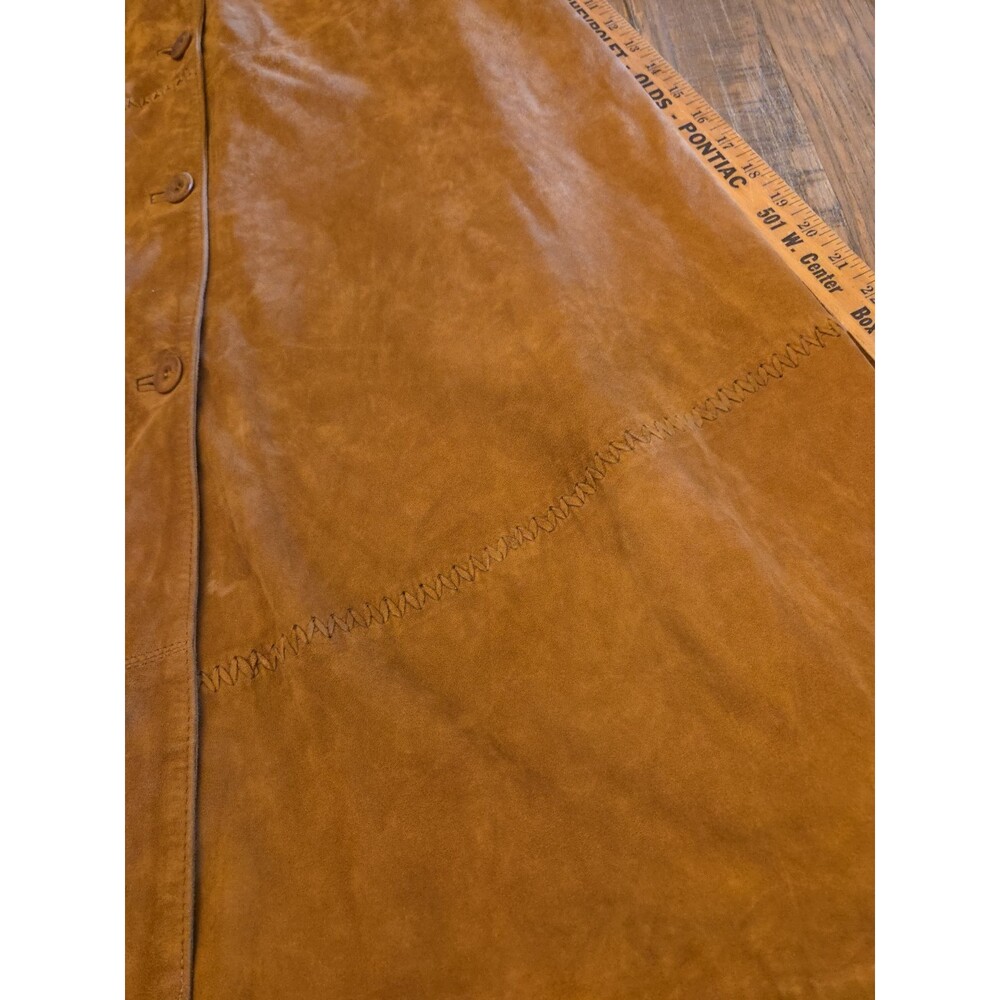 Riding Leap Mabrun Vintage Leather Maxi Skirt Please See Pictures For Measuremen - Picture 3 of 16